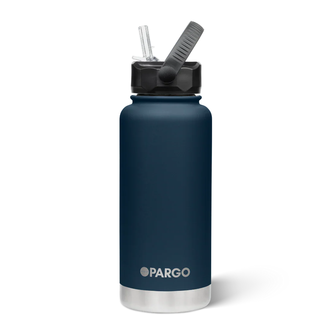 Project Pargo 950mL Insulated Bottle w/ Straw Lid - Deep Sea Navy