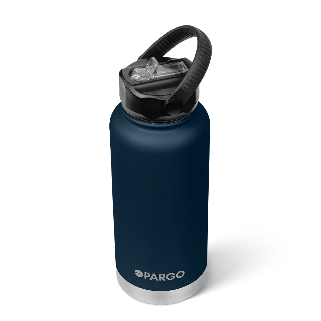 Project Pargo 950mL Insulated Bottle w/ Straw Lid - Deep Sea Navy - Image 3