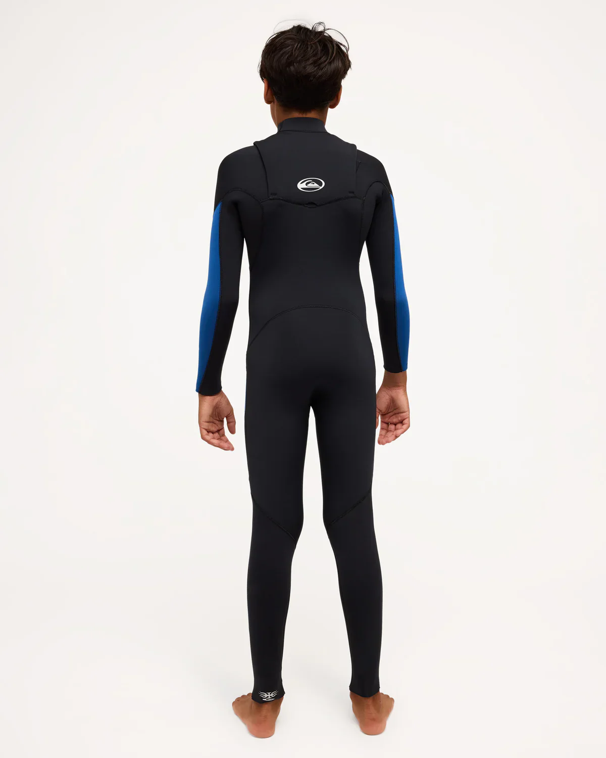 Quiksilver Boys 4/3mm Mercury Chest Zip Wetsuit - True Blue - Image 2