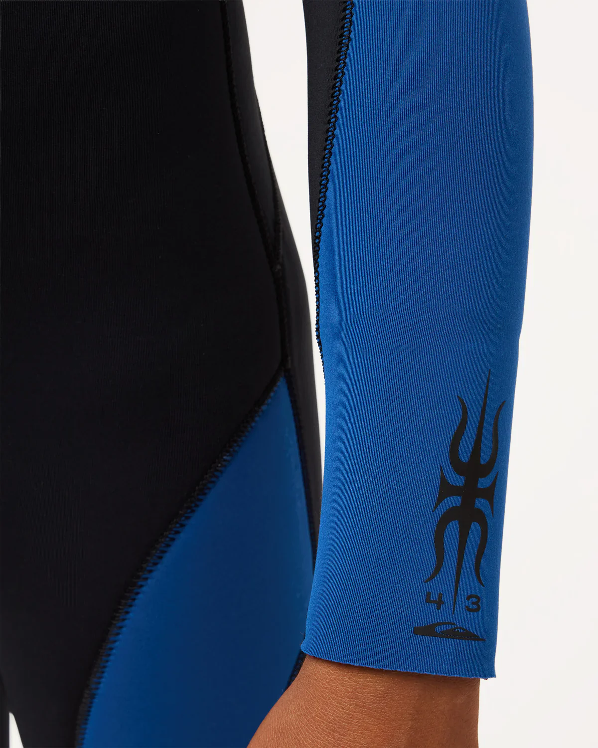 Quiksilver Boys 4/3mm Mercury Chest Zip Wetsuit - True Blue - Image 5