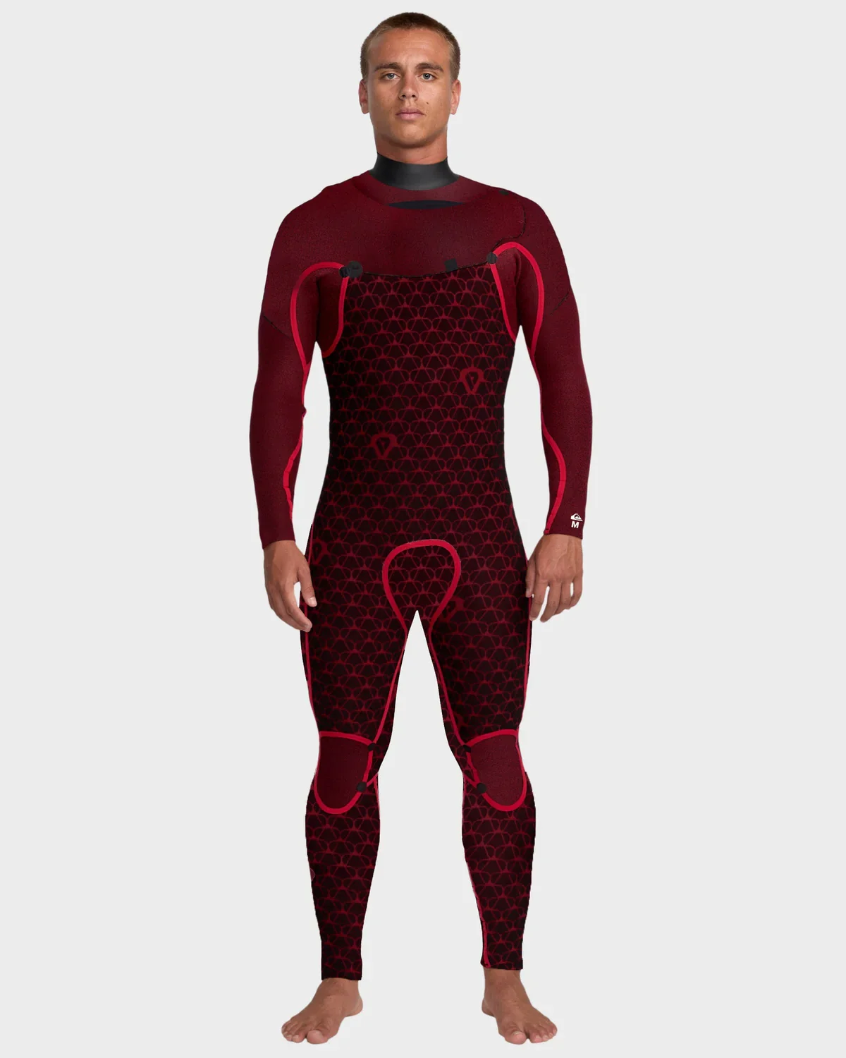 Quiksilver Men's 3/2mm Marathon Sessions Chest Zip Wetsuit - Image 5