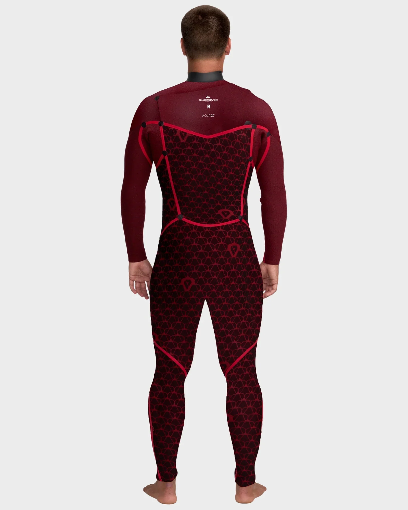 Quiksilver Men's 3/2mm Marathon Sessions Chest Zip Wetsuit - Image 6