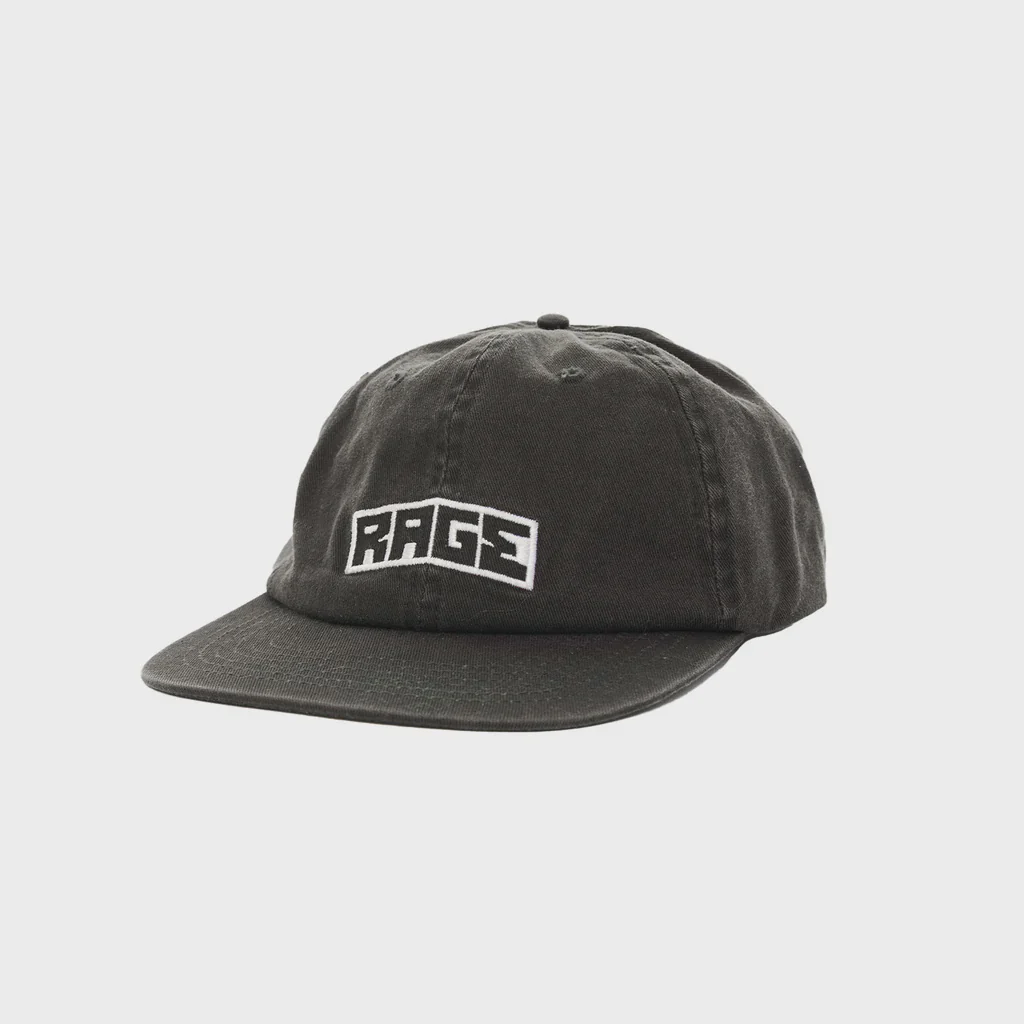 RAGE LOGO BLACK CAP