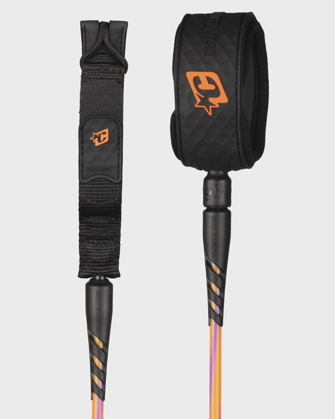 RELIANCE 2.0 | Lite Duty | 5ft Leash - Hi-Vis Purple Twist