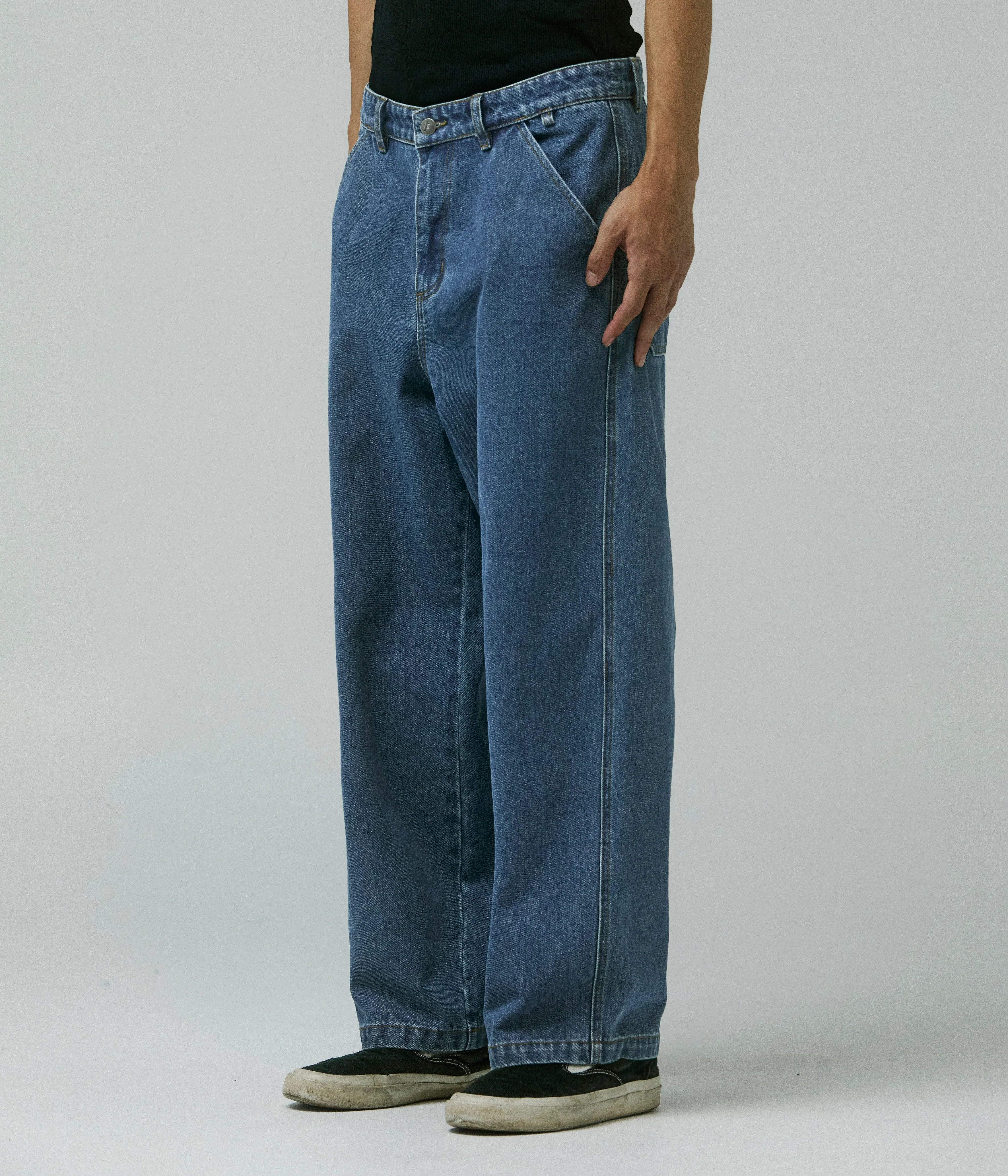 Former Reynolds Flatline Denim Pant - Dark Blue - Image 3