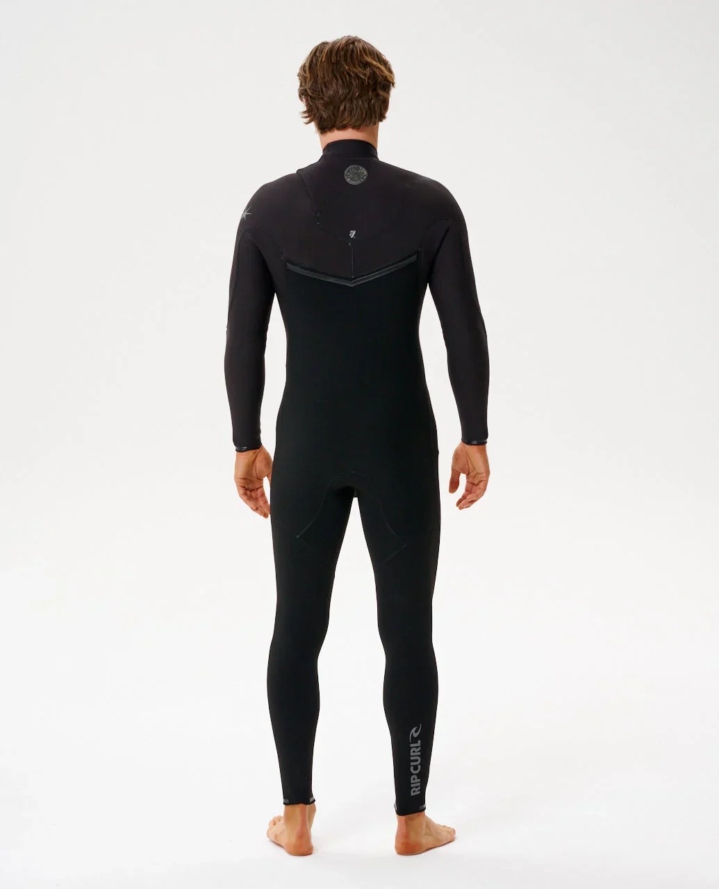 Rip Curl Men's E-Bomb 3/2 Chest Zip Wetsuit - Black - Image 2