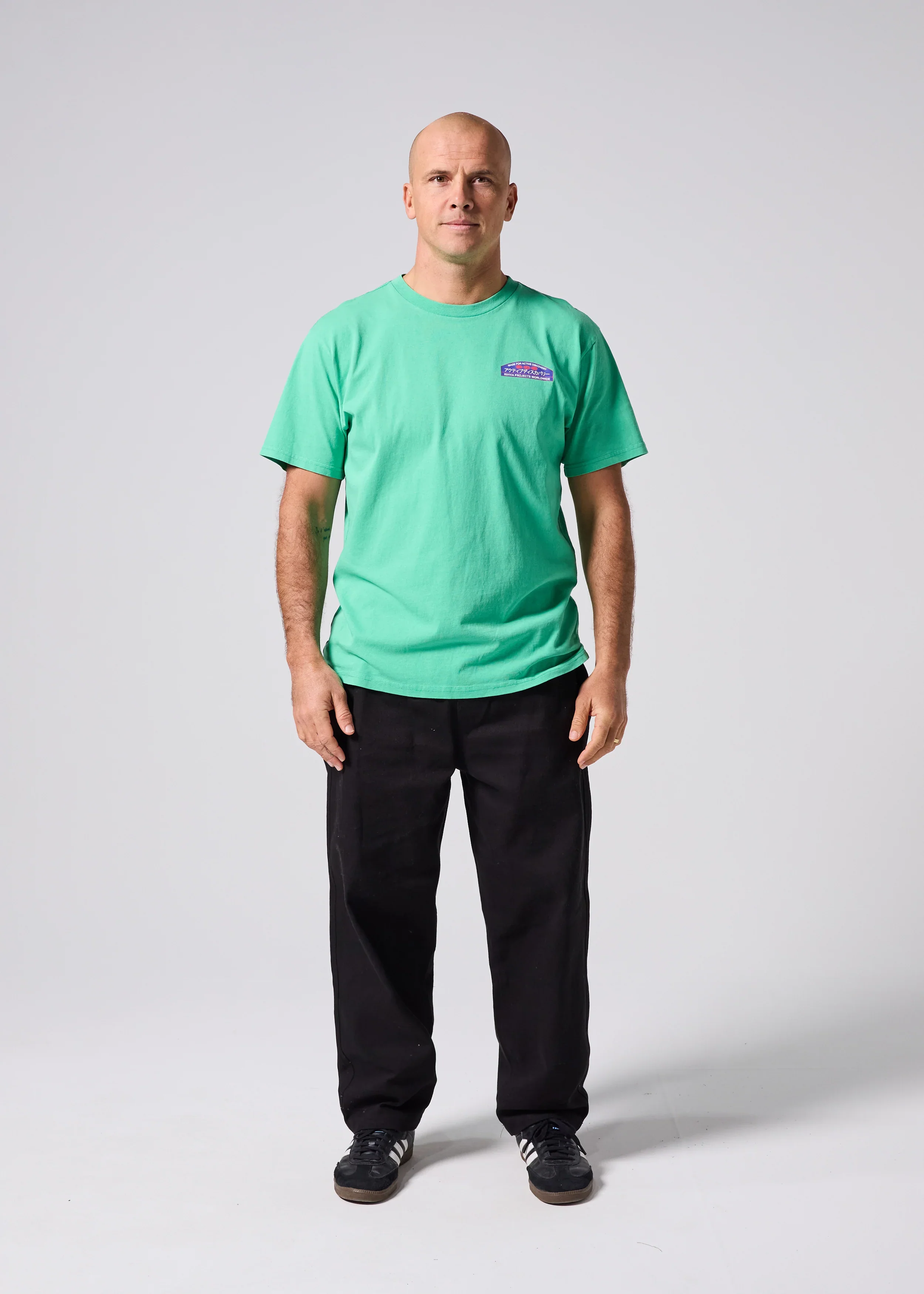 Rivvia Japan Vacation T-Shirt - Green Wash - Image 3