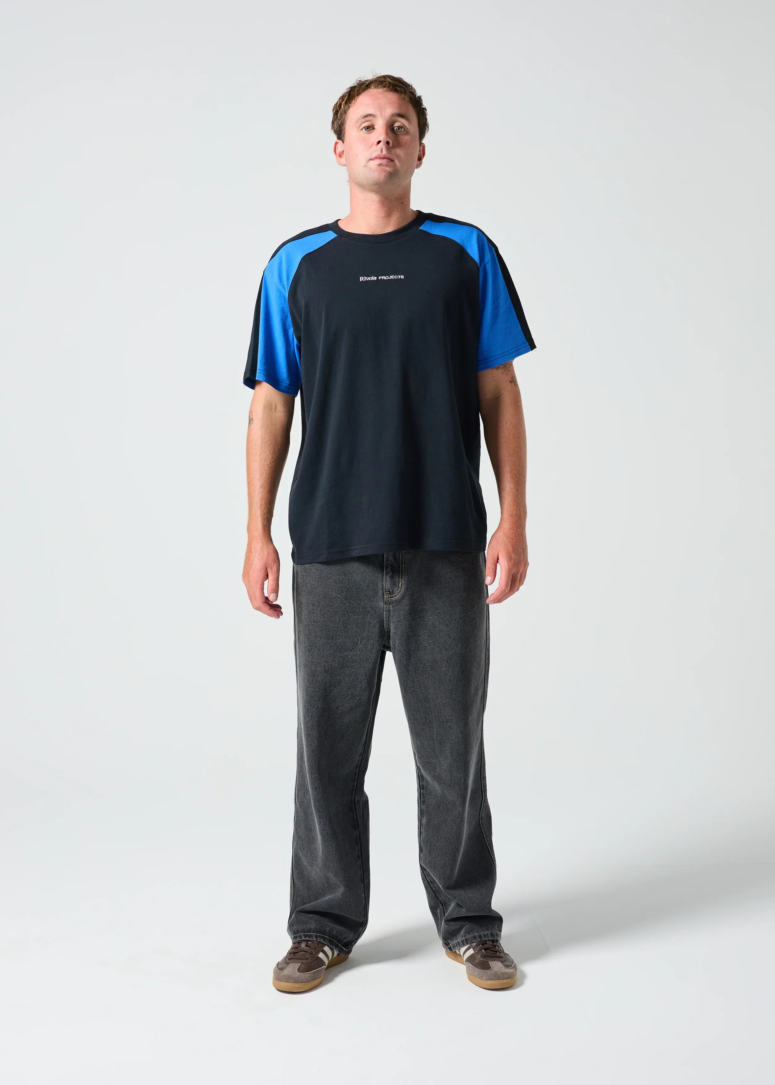 Rivvia Passage T-Shirt - Black/Blue - Image 3