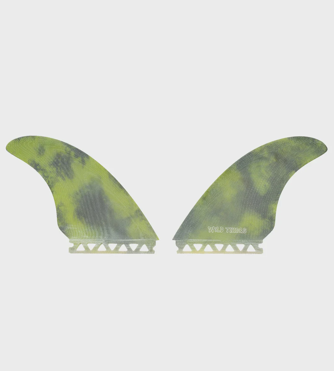 Wild Things Scorpion Single Tab Twin Fin Set - Camo
