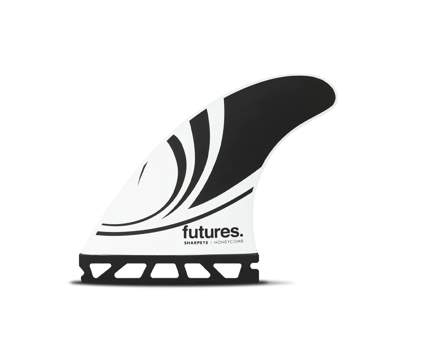 Futures Sharpeye Medium Honeycomb Thruster Set - Black/White