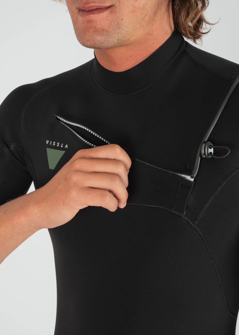 Vissla Natural Seas 2mm Short Sleeve Full Suit - Black - Image 4