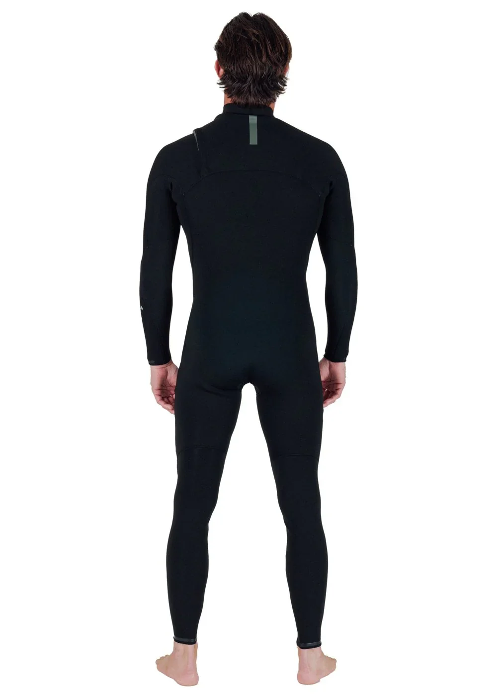 Vissla Natural Seas 3/2mm Full Chest Zip Wetsuit - Black - Image 2