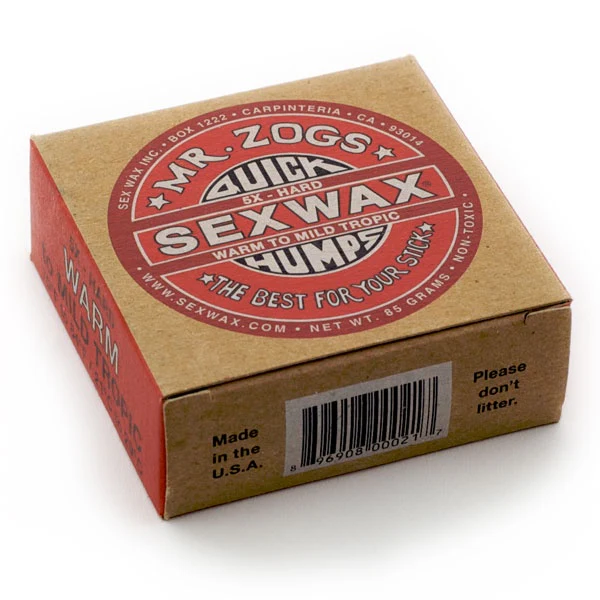 Sex Wax Quick Humps Warm Water Surf Wax - Red Label