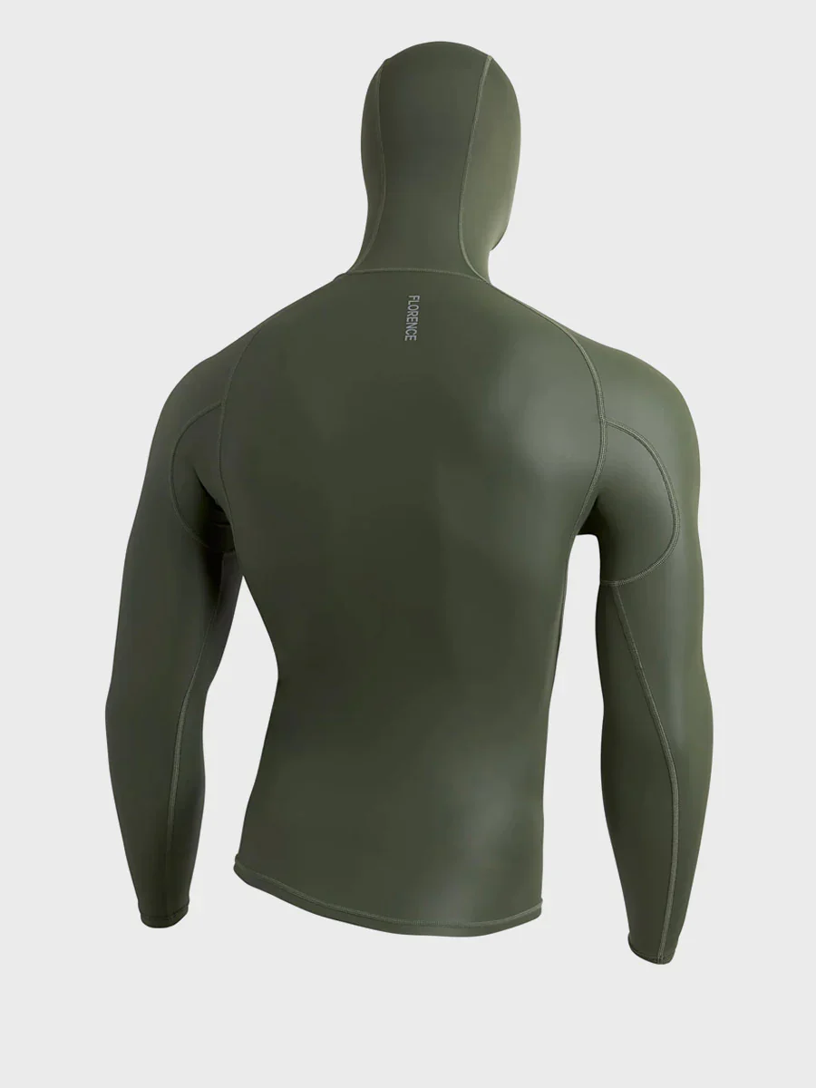 WINDSHIELD LONG SLEEVE HOODED RASHGUARD - THYME - Image 2