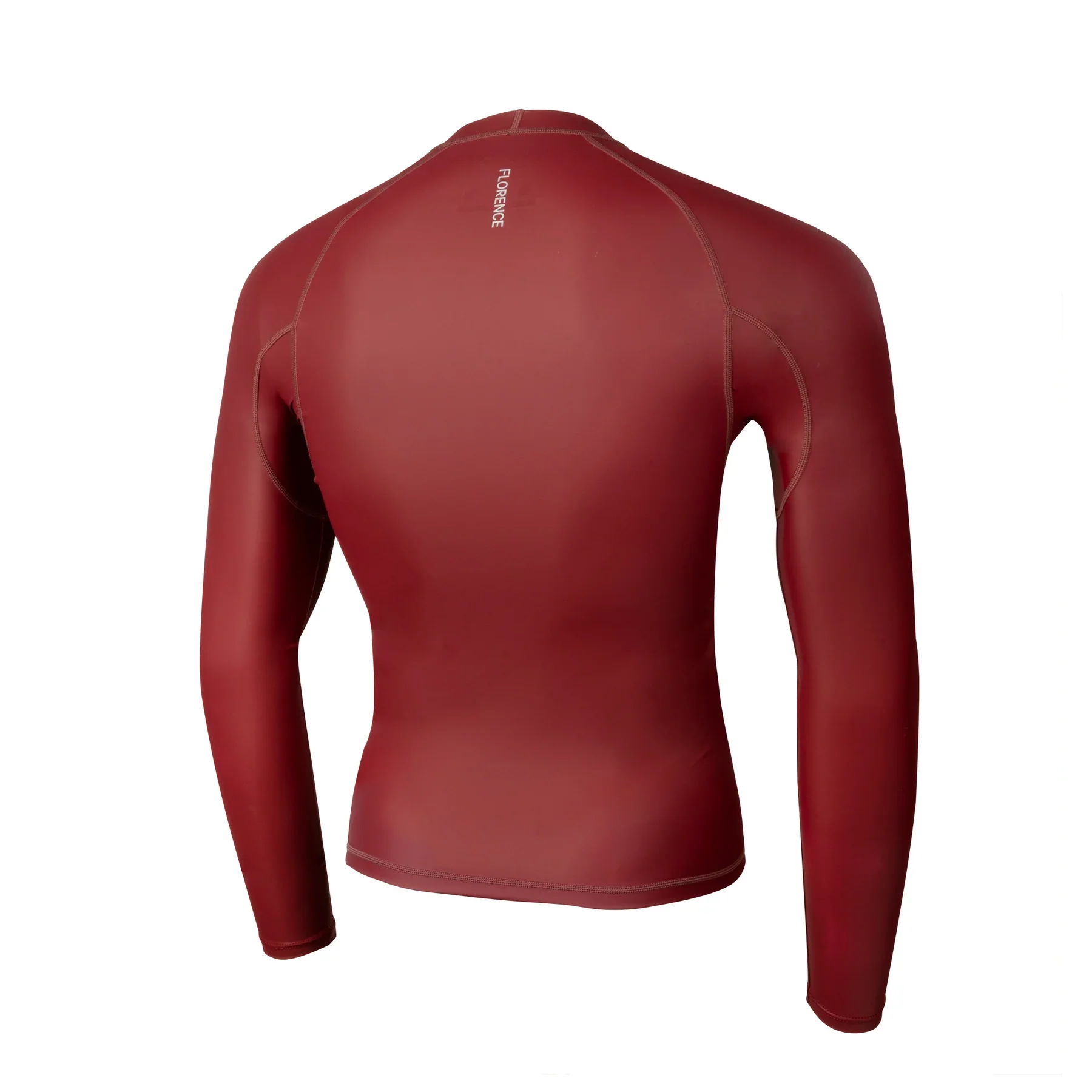 WINDSHIELD LONG SLEEVE RASHGUARD - MAROON - Image 2
