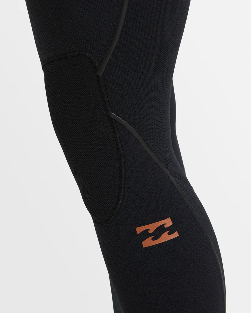 Women's 3/2mm Furnace Natural Steamer Wetsuit - Black Tiki - Image 8