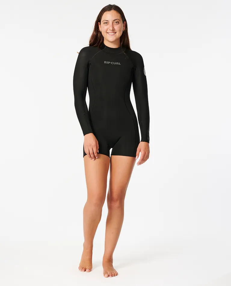 WOMEN'S D/PATROL 2MM L/SL SPRING - BLACK