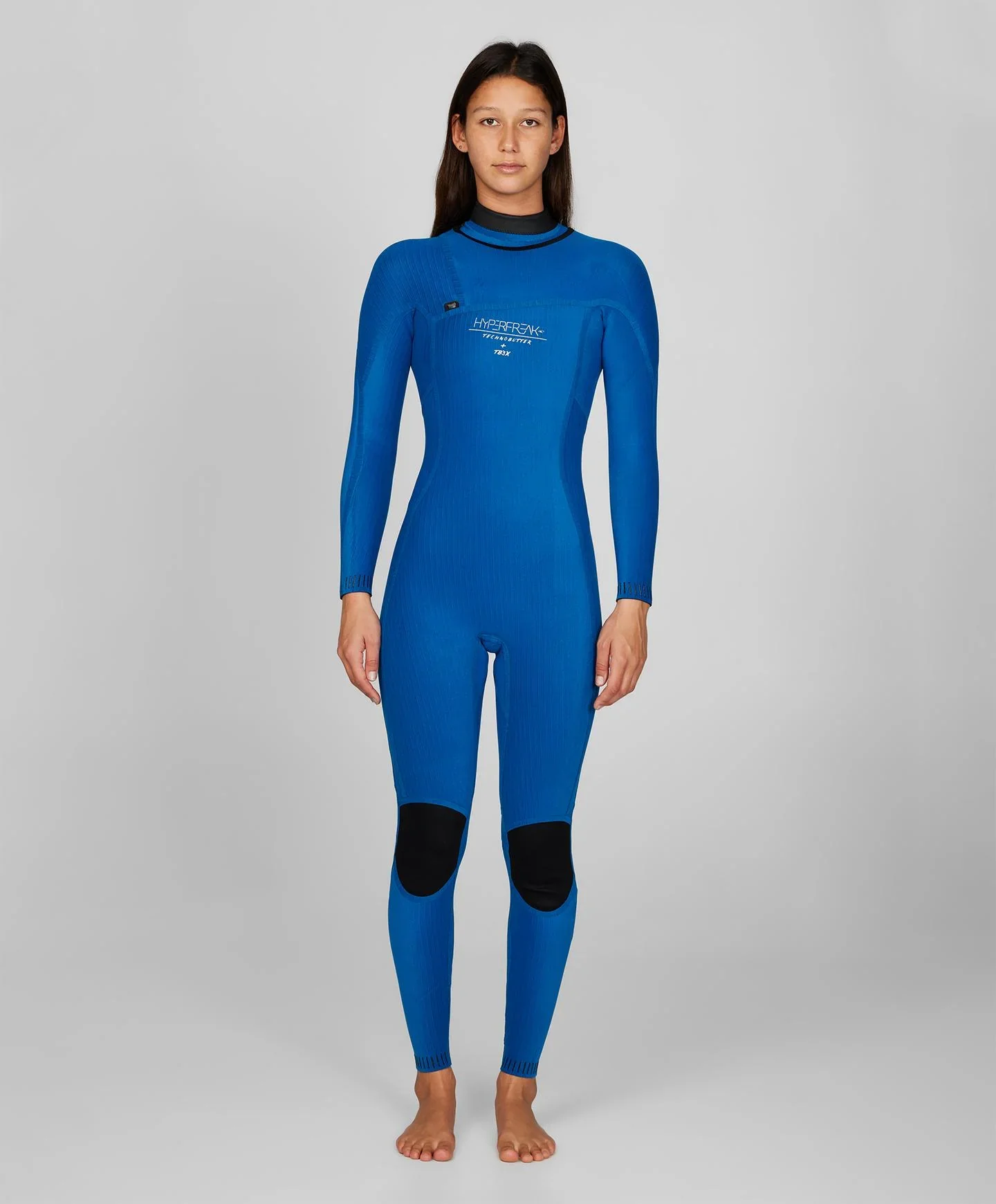 O'neill Women's Hyperfreak 3/2mm Chest Zip Steamer Wetsuit - Black - Image 5