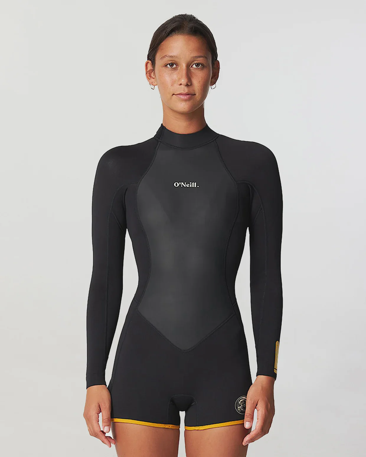Women's O'neill O'Riginals Back Zip 2mm Boy Leg Spring Suit - Black