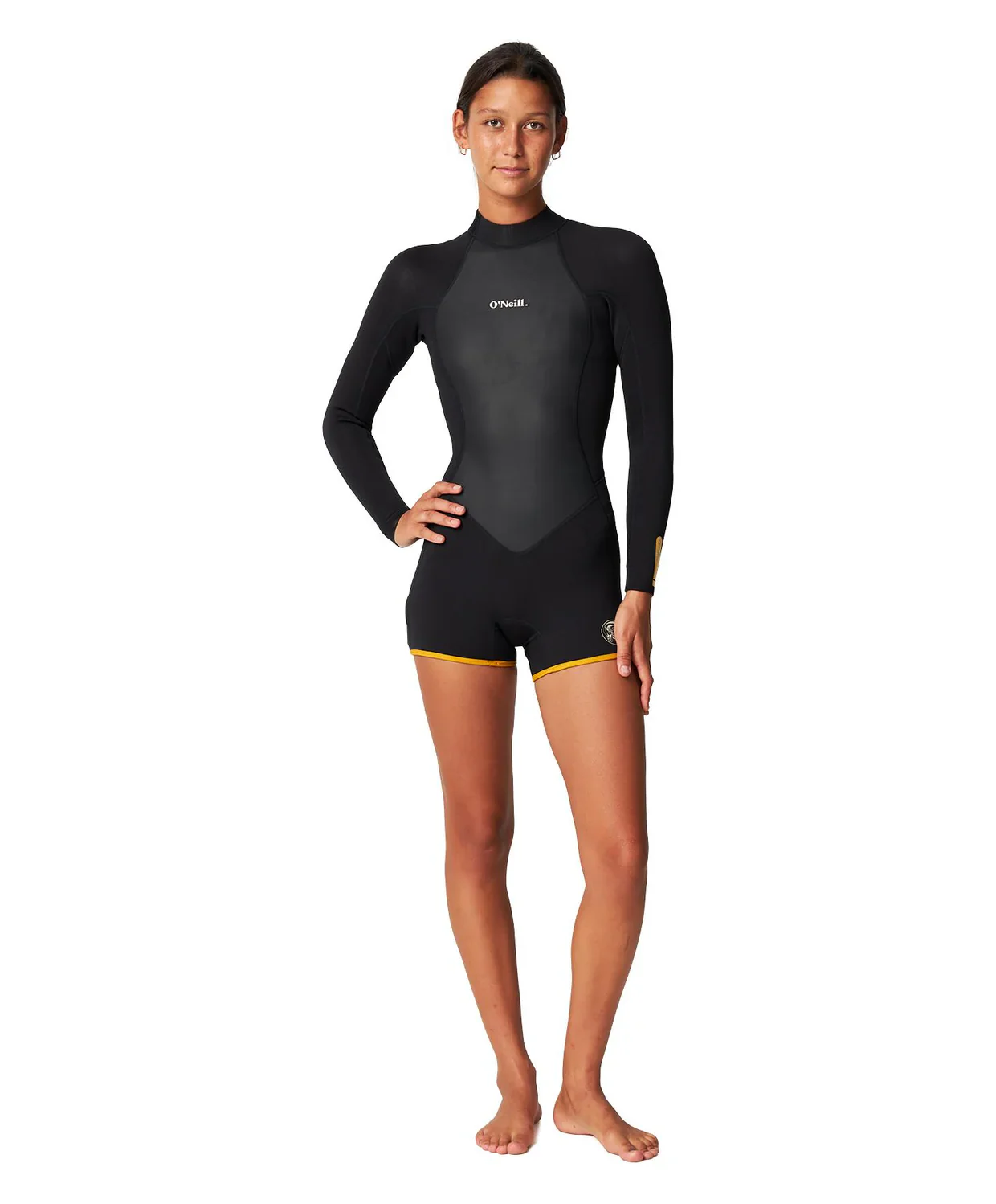 Women's O'neill O'Riginals Back Zip 2mm Boy Leg Spring Suit - Black - Image 3